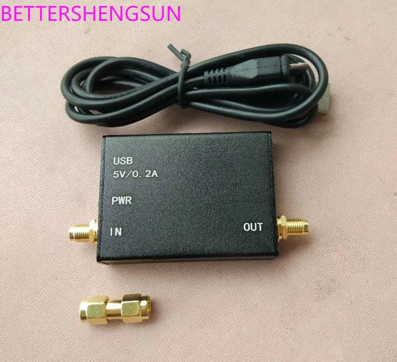 

Simple Spectrum Amplifier, LNA, 25m-6g 20dB, 5V Power Supply for Improving Input Sensitivity