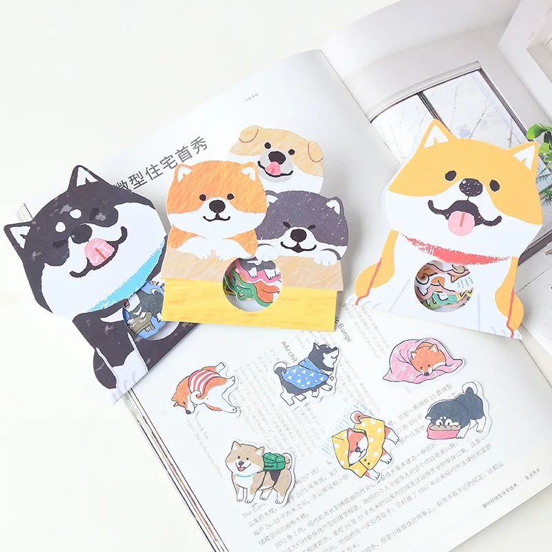 30 Pz/Pacco Cute Dog Shiba Inu Akita Husky Label Stickers Adesivi Decorativi Di Cancelleria Scrapbook Label Sticker Journal Stickers