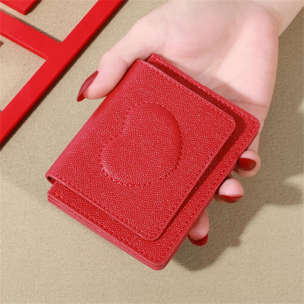 New Women's Wallet Female Short PU Leather Purses Multifunctional Large Capacity Money Bag Fashion Solid Coin Purse for Women
