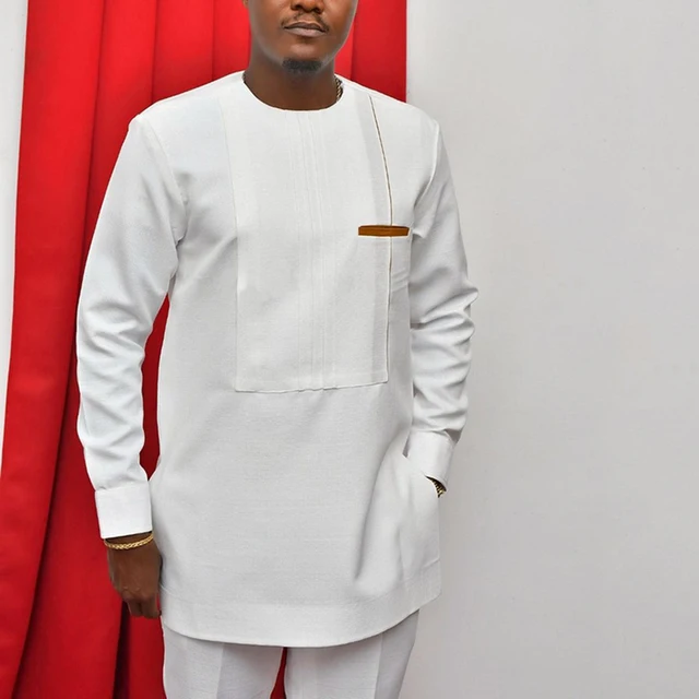 Tunji Long Sleeve Dashiki Outfit - Image 3