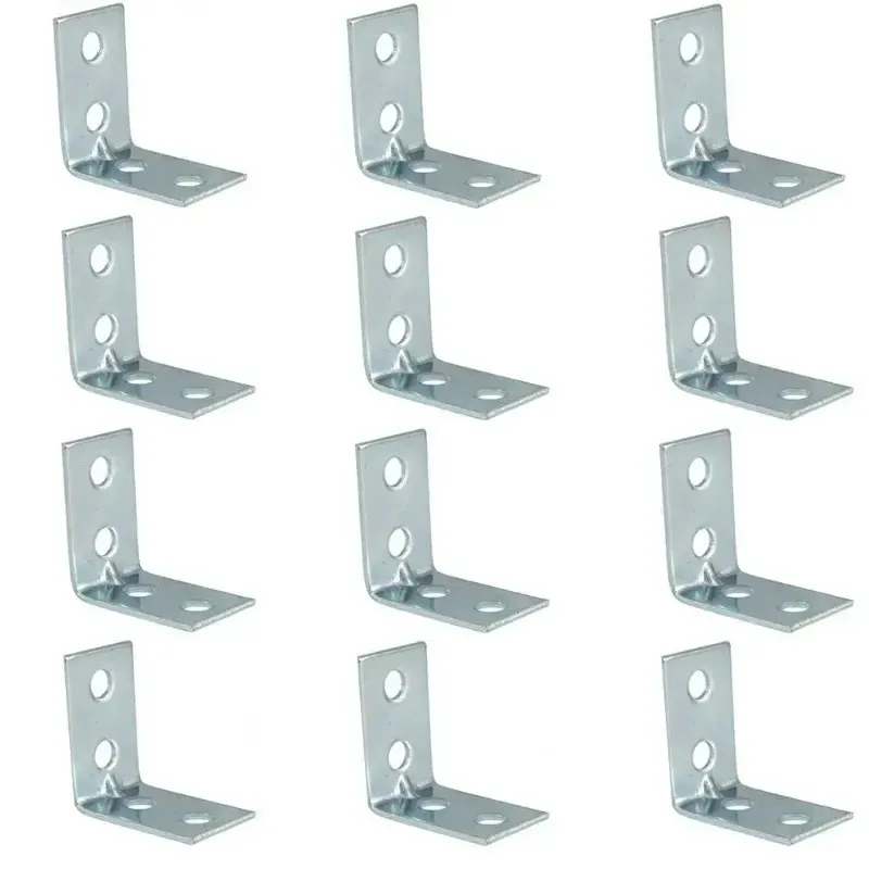 12pcs L-Shaped Metal Corner Brackets