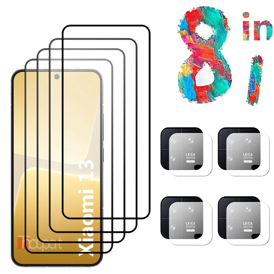 

Закаленное стекло для Xiaomi 13T Pro 13, защита экрана, мягкая пленка для объектива камеры, стекло для Xiaomi 13