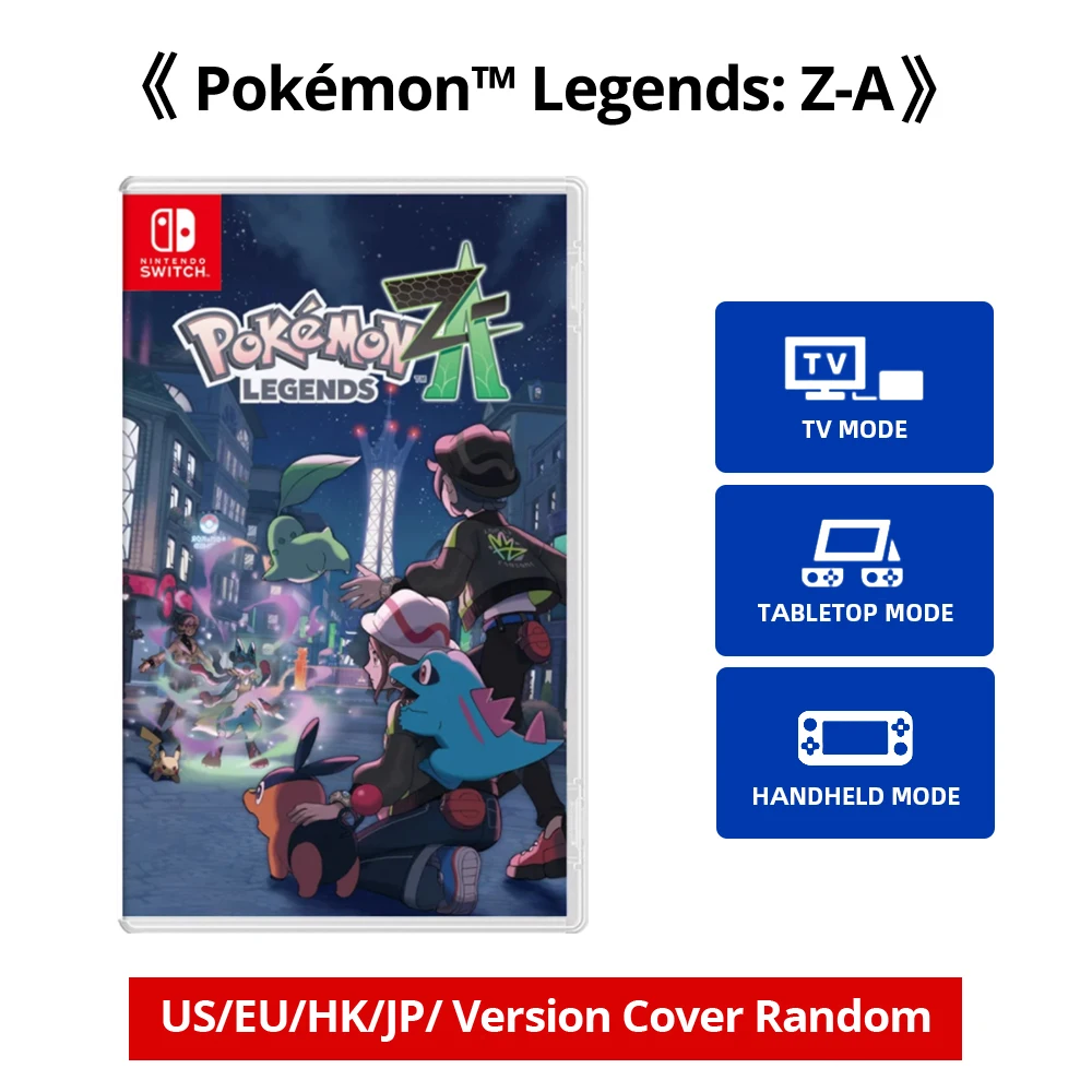 Nintendo Switch Game Pokémon Legends Z-A 100% Original Physical Game Card RPG Genre Pokemon Series Game for Switch Console