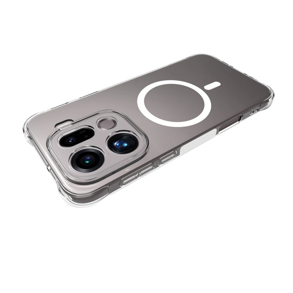 Magsafe-Compatible Shockproof Silicone Phone Case with Air Cushion Technology