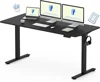 Whole Piece Standing Desk, 60 x 24 Inches Height Adjustable Desk Electric Sit Stand Desk for Home Office 2