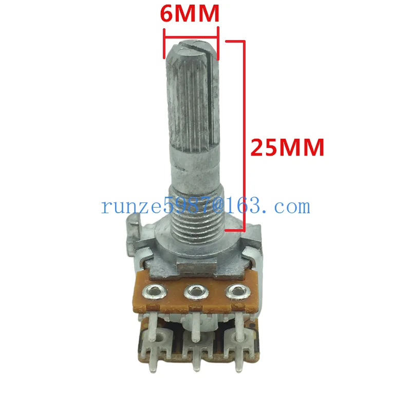 

Suitable for ALPS 16 potentiometer A50K A100K dual 6-pin audio volume amplifier potentiometer