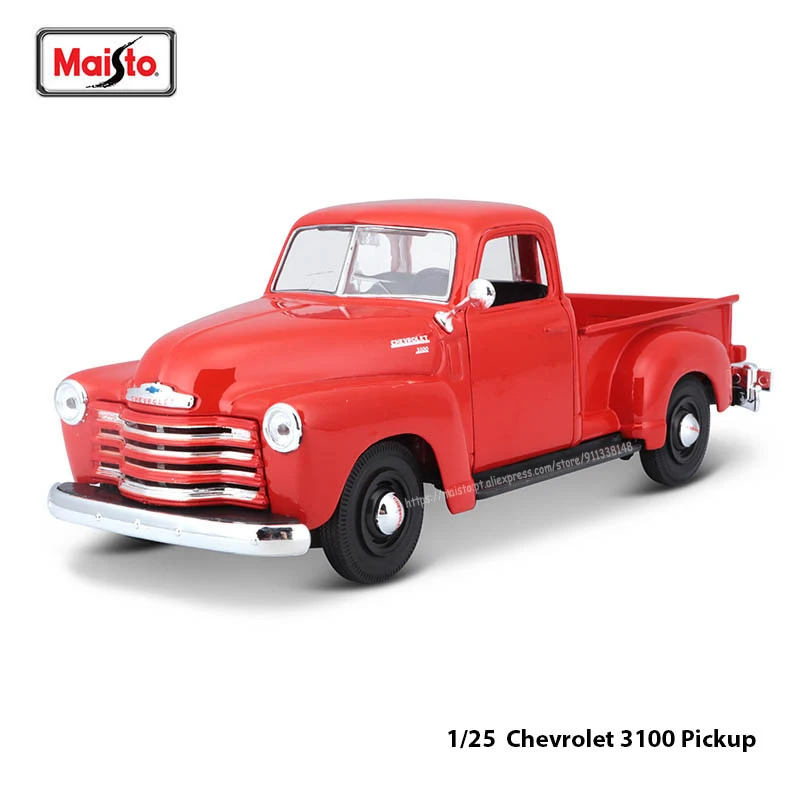 

Maisto 1:25 Chevrolet Collection 1950 Chevrolet 3100 Pick-up Highly-detailed die-cast precision model car Model collection gift