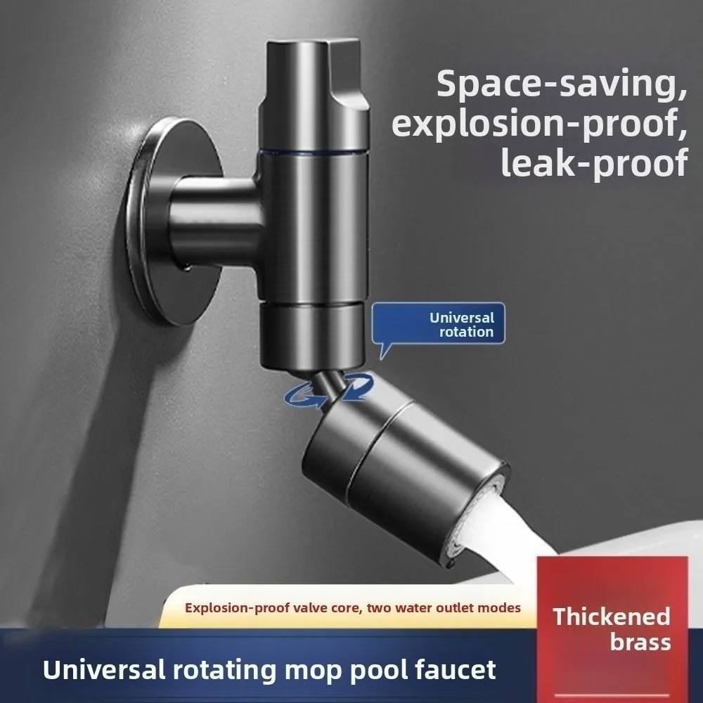 Stainless Steel Mini Faucet Splashproof Design