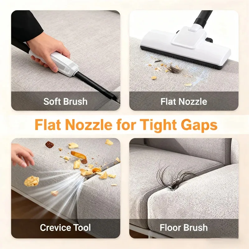 2026 Portable Multifunctional Household Cleaning Machine Powerful Wireless Car Vacuum Cleaner Portable 2000mAh Hand-held Sweeper