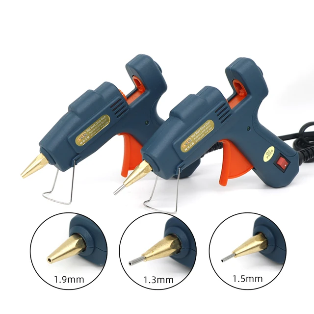 Hot Melt Glue Gun Adjustable  Hot Glue Gun Battery Operated - 40w Electric  Hot Melt - Aliexpress