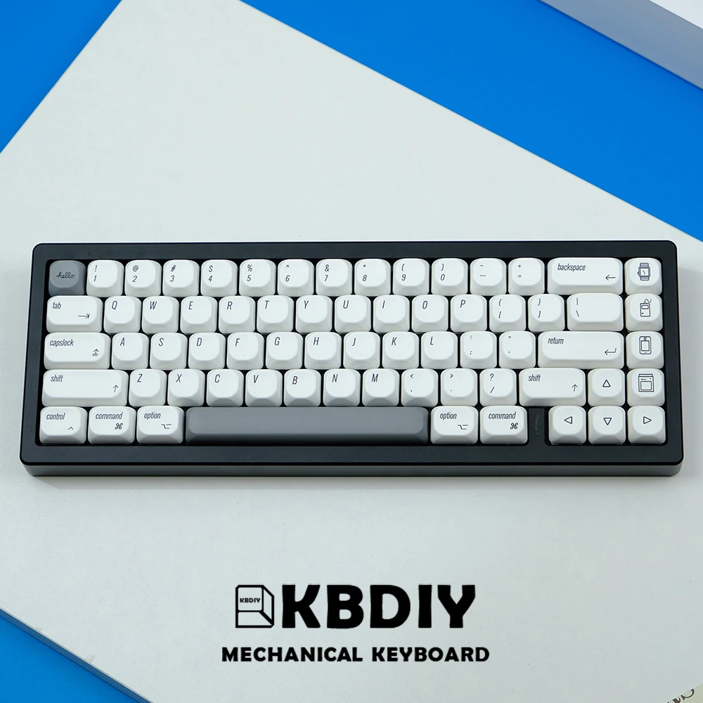PBT KOA, Marshmallow Keycap, russo, japonês, coreano, GMK67, GK61