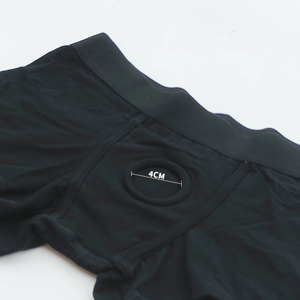 Boxer Intimo Con Foro Anteriore Aperto Pantaloncini Boxer Peni A Vista Foro Sul Cavallo Mutande Maschili Slip Homme Mutande Del Sesso Mutandine Porno