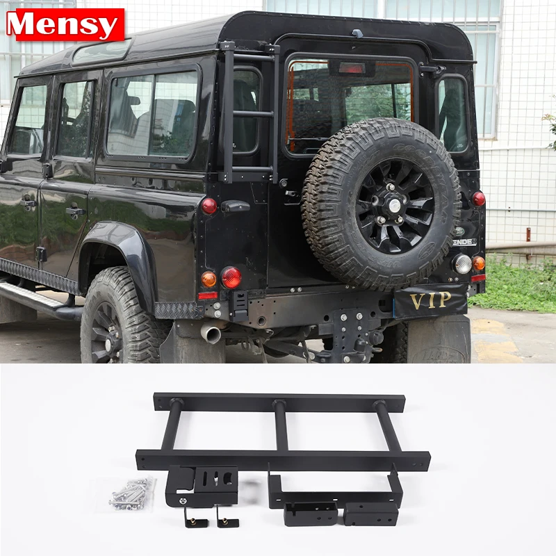 

Car Rear Tail Door Ladder Climbing For Land Rover Defender 110 130 2004-2018 Car-styling Aluminum Alloy Car Accessories