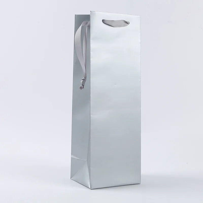 100 Teile/los 750 ml High-end-Rotwein Geschenk Verpackung Tragbare Tasche Kraft Einzigen Flasche Verdickt Isolierte Tasse Tasche papier Marmelade – Detail 10