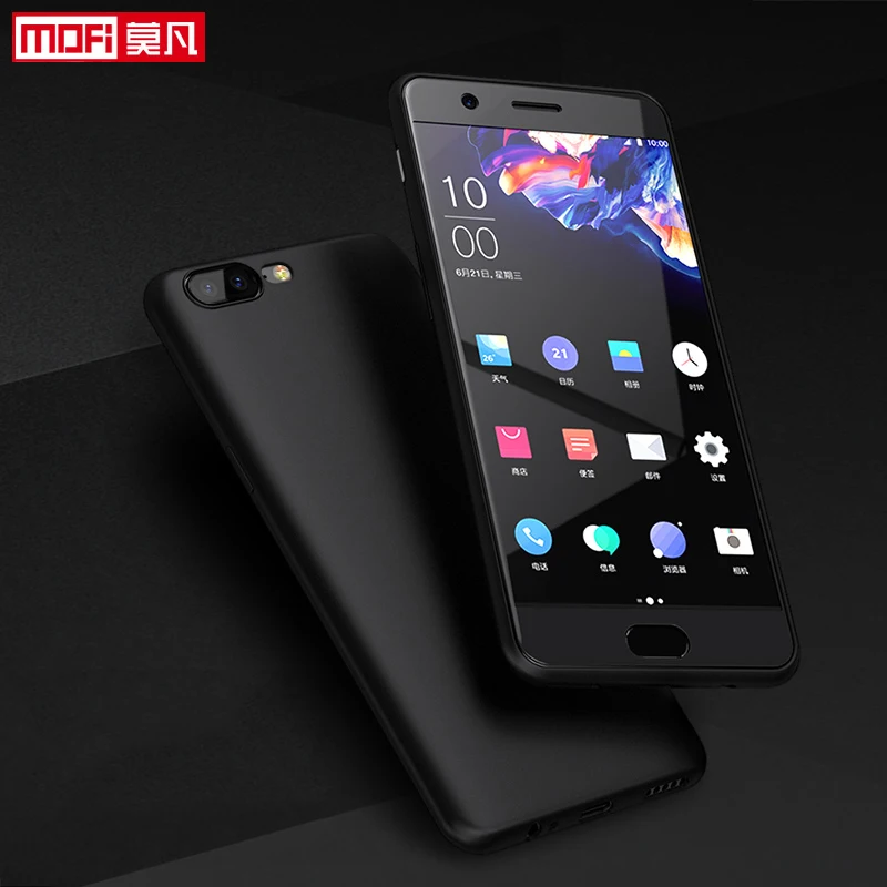 Ultra-Thin Matte Silicone Frosted Case for OnePlus 5 - Mofi TPU Soft Back Cover