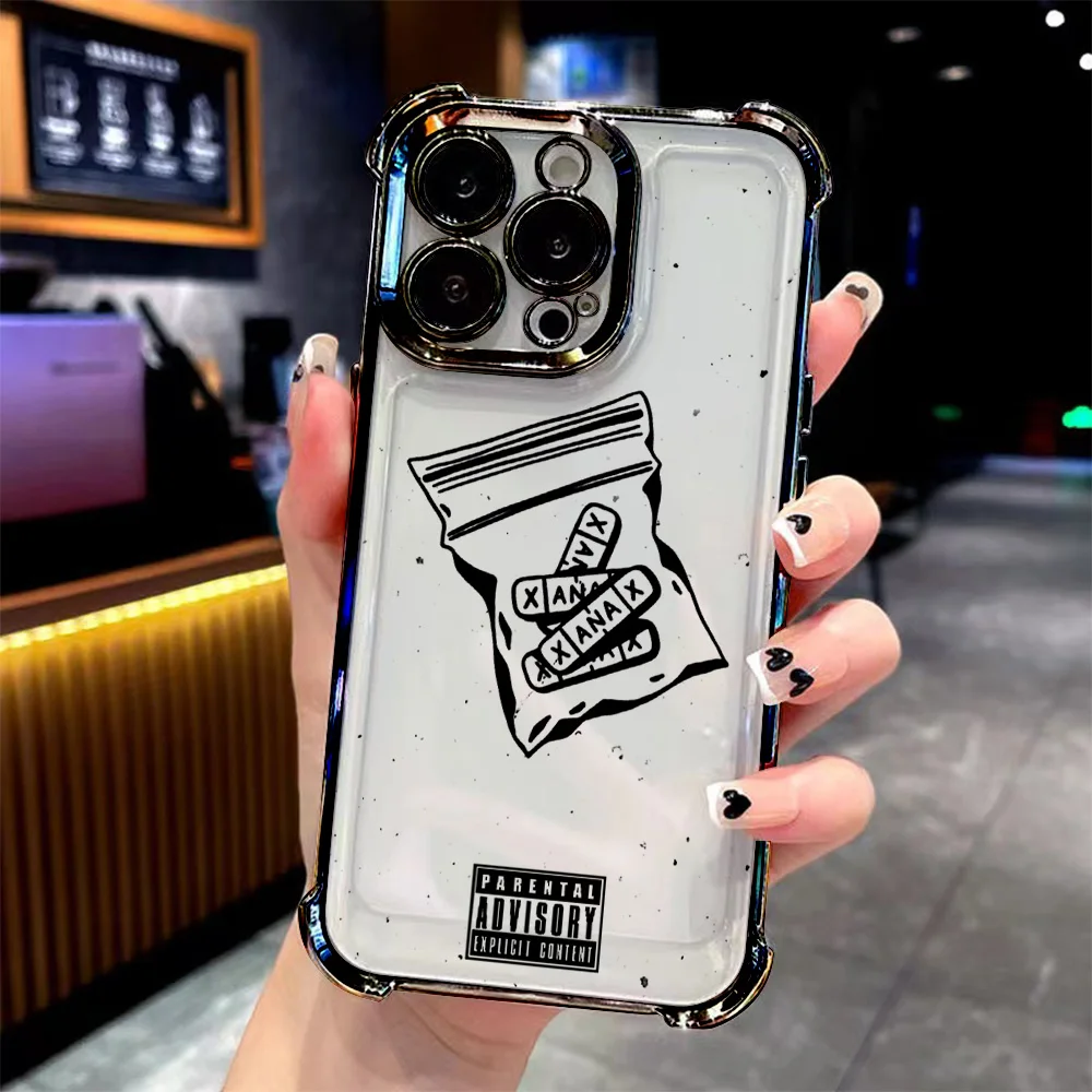 XANAX Chill Pill Plating Anti-Airbag Phone Case