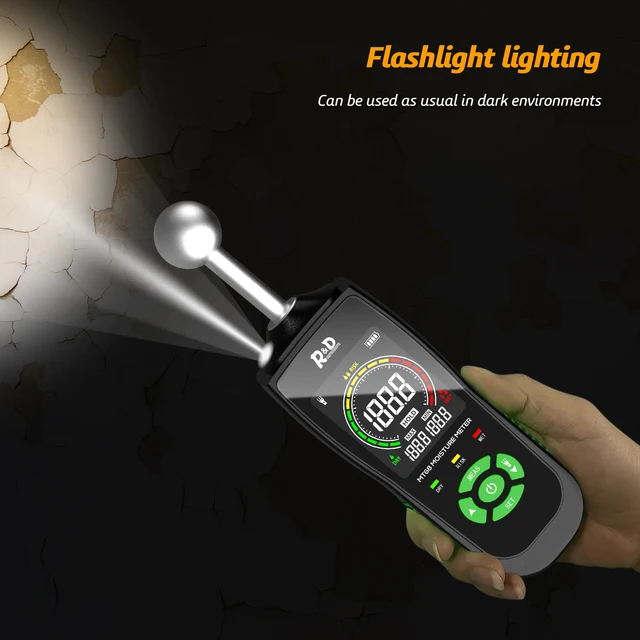 정확한 목재 수분 측정을 위한 R&D 디지털 목재 습기 계량기