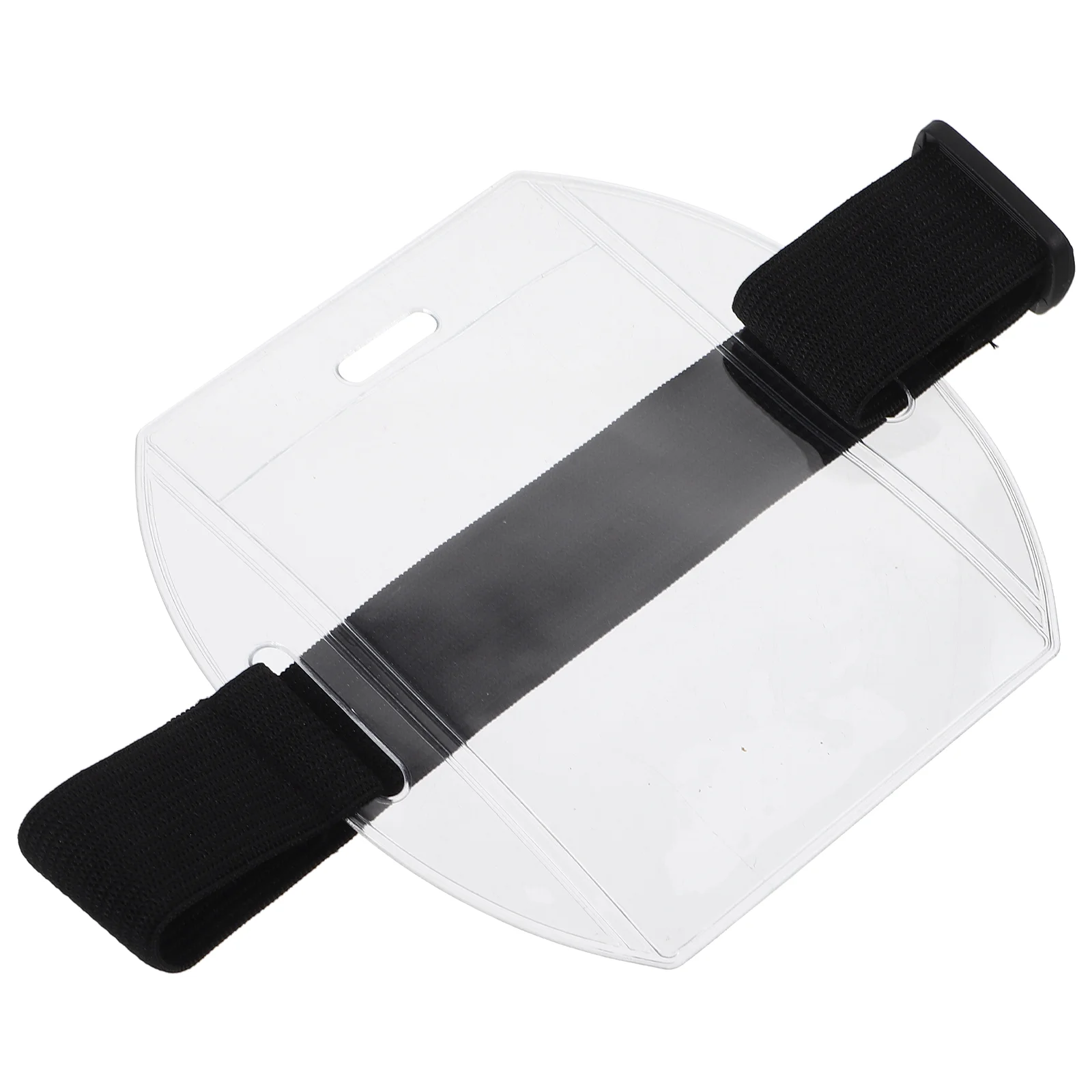 

2Pcs Safe Arm Badge Holders Sturdy Protective Covers Useful ID Cards Holders Arm Badge Holders