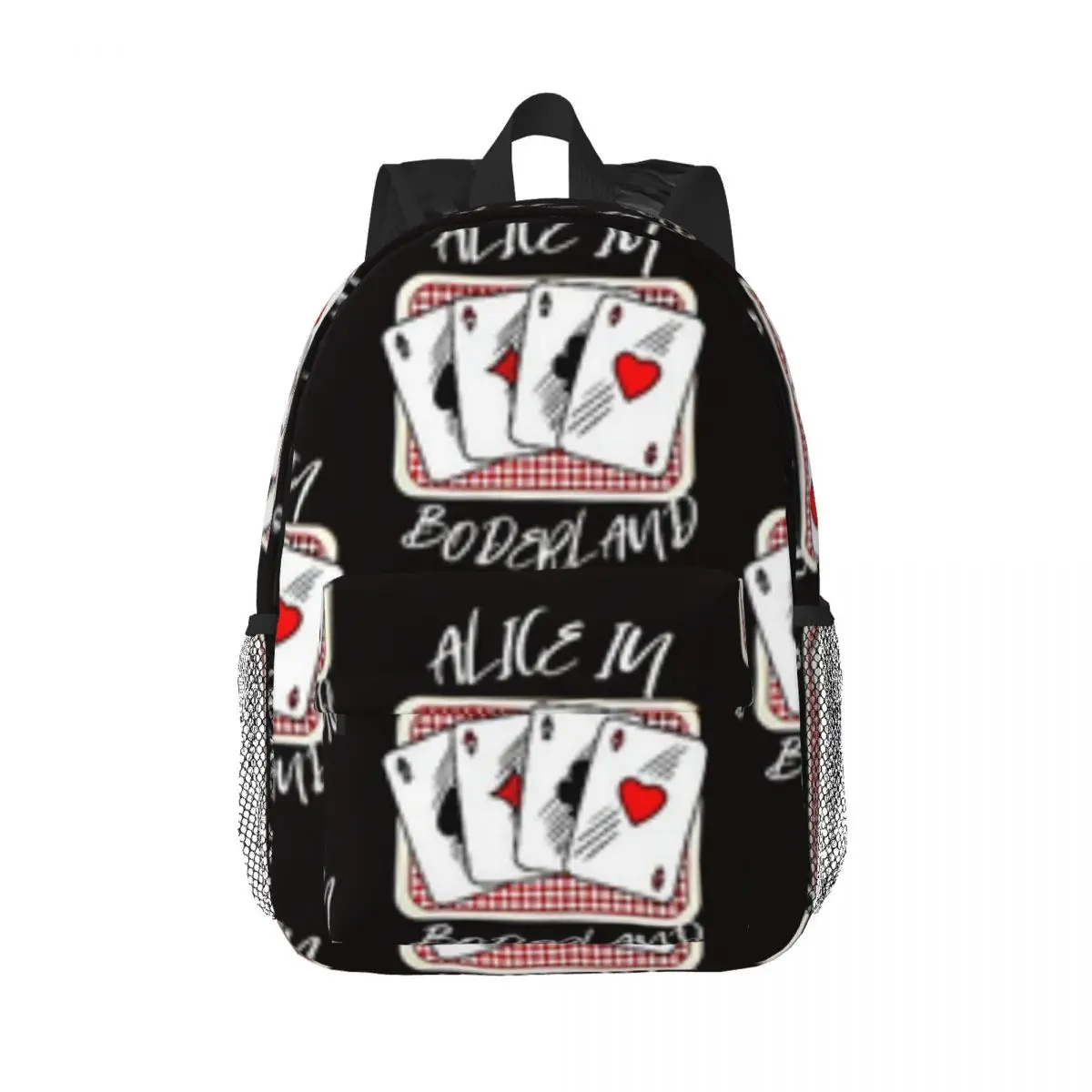 

ALICE IN BORDERLAND For Girls,kids,boys Large Capacity Student Backpack Cartoon School Backpack 15inch