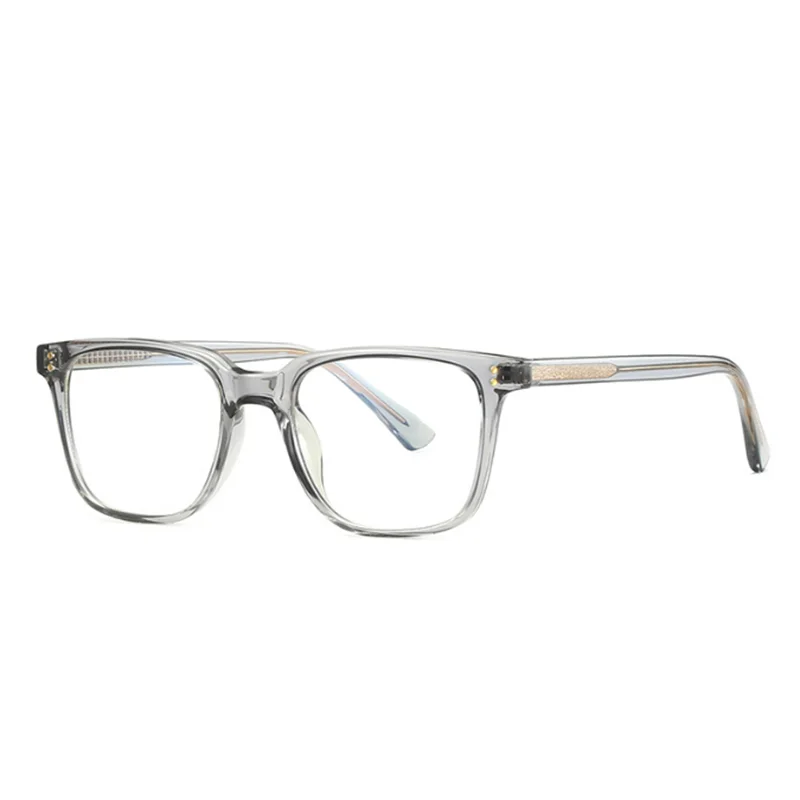 TR90 Square Rivets Photochromic Glasses Men Women Myopia Eyeglasses Students Short Sight Eyewear 0 -0.5 -1 -1.25 -1.5 -2.0 To -6 6
