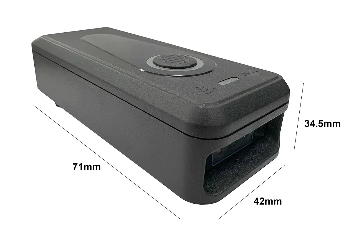 Wireless Barcode Scanner 1D 2D CMOS USB Bluetooth Mini Pocket QR Code Reader for iOS Android Windows Mobile Payment