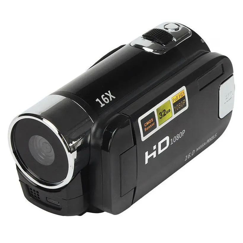 HD 720P Video Camera Professional Digital Camcorder 2.7 Inches 16MP High Definition ABS FHD DV Cameras 270 Degree Rotation 