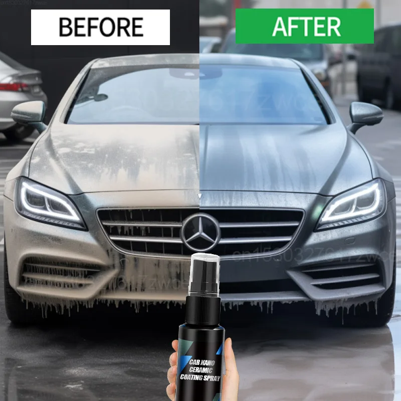 CarNanoCeramicCoatingQuickDetailSprayExtendProtectionofWaxes