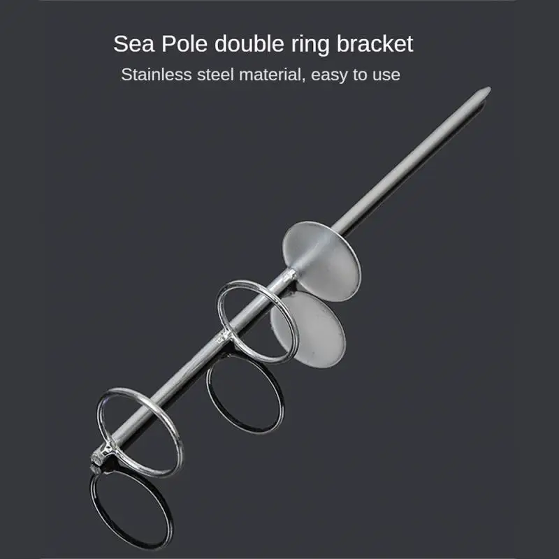 30/40/50cm Portable Fishing Rod Holder Support Stainless Steel