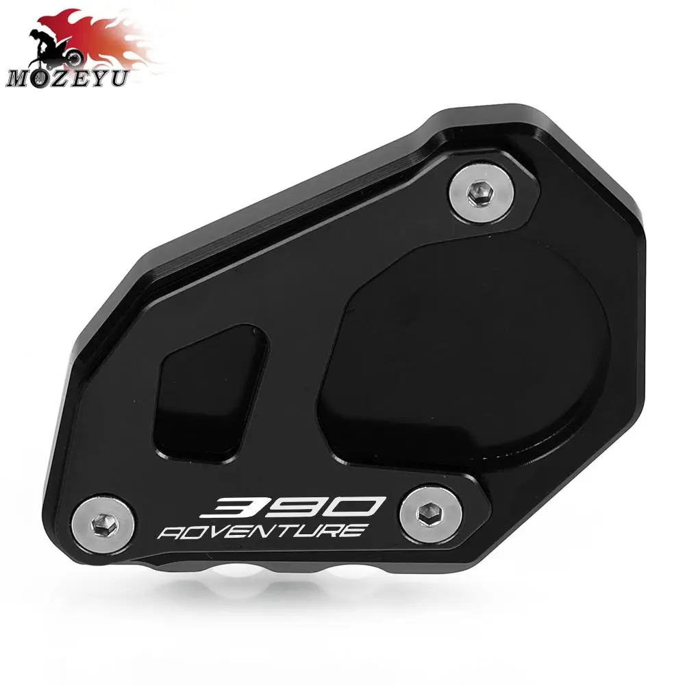 

For 390 Adventure 390 ADV 390 2019 2020 2021 2022 2023 Motorcycle Side Stand Extension Plate Kickstand Enlarger Pad 390Adventure