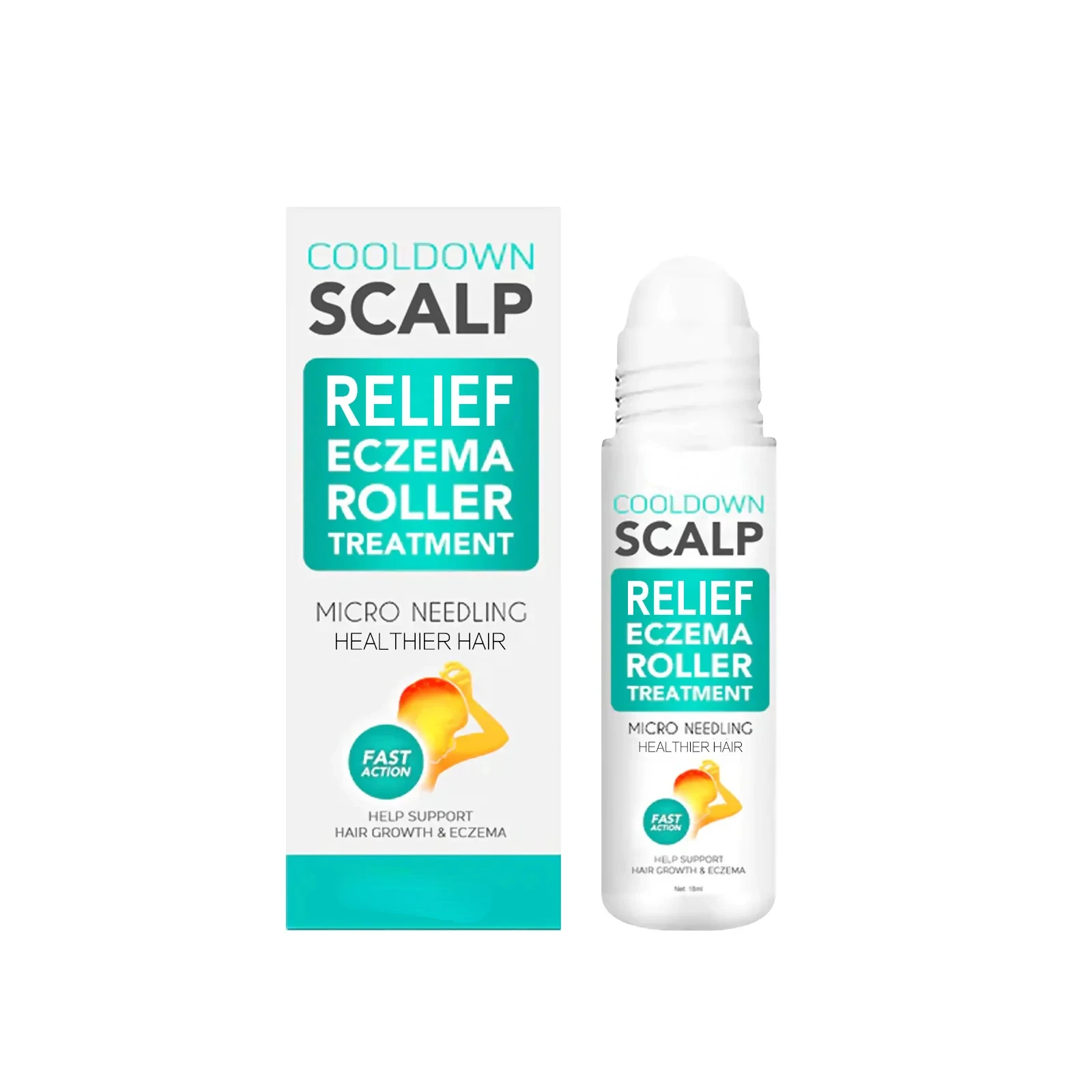 Psoriasis Treatment Serum for Scalp Head Acne Scalp Ringworm Treatments Repair Moss Reduce Dandruff Head Skin Care Roller