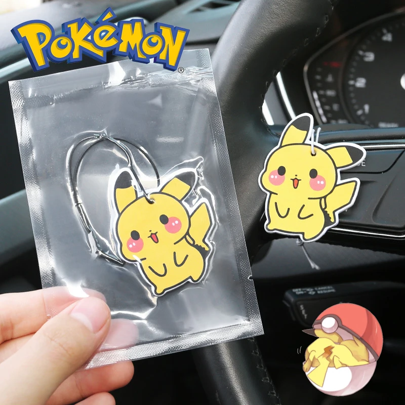 Désodorisant de voiture Pokemon Pikachu, accessoires de voiture