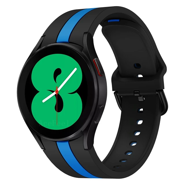 Silicone Sports Bracelet Watch Band, 20mm Strap