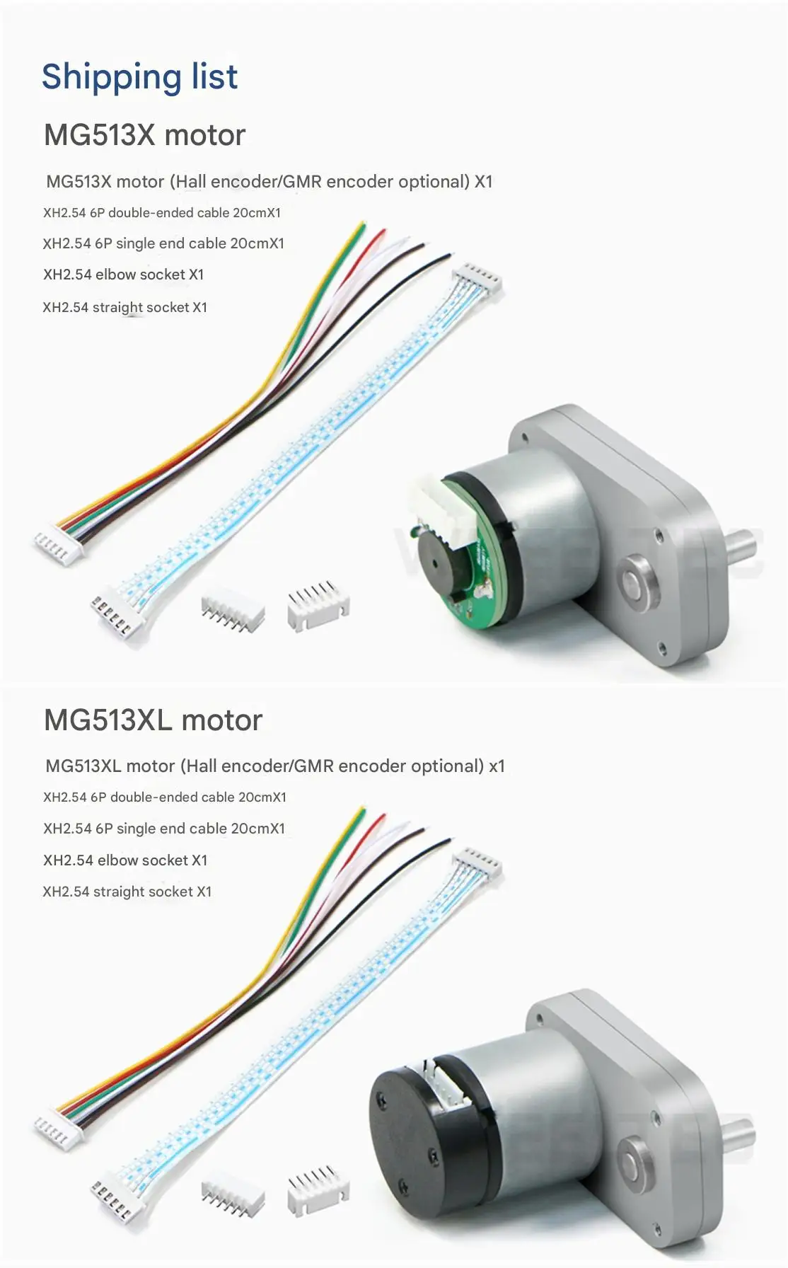 WHEELTEC MG513X, MG513XL DC Gear Motors