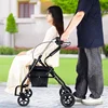Elderly Walking Assistant with Seat Crutch Hand-pushed Walking Aid Anti-fall Walking Device for Seniors 2