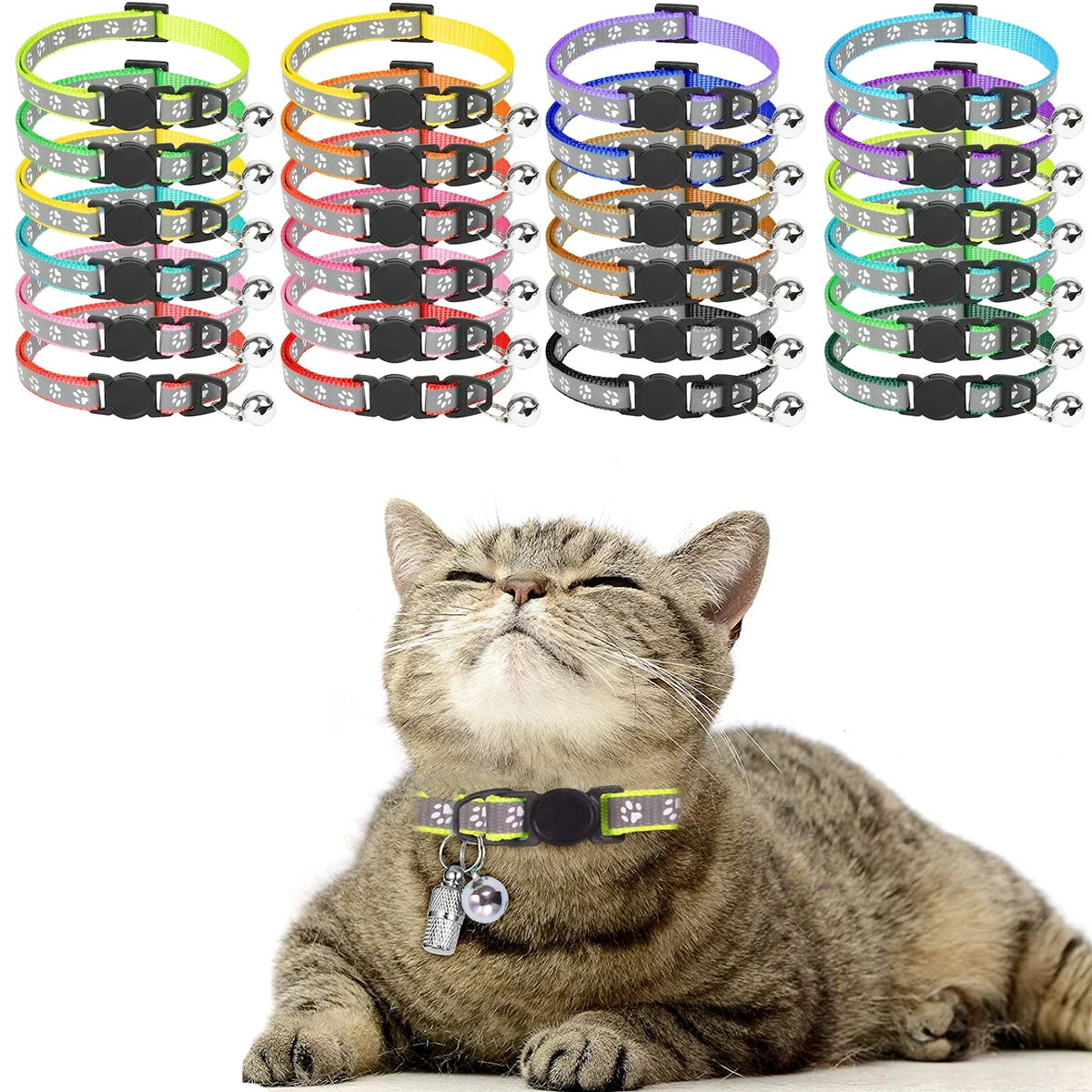 

Pet Supplies Pet Reflective Patch collar Cat Collar Clock Collar Pet Glow-In-The-Dark Collar Wholesale Puppy Collar Pet Supplies