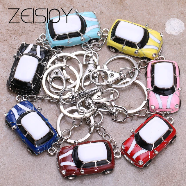 Fashion Alloy Car Key Chain Keychain Charm Women Handbag Crystal Pendant  Small Luxury Model Car Accessories Ysk073 - Key Chains - AliExpress