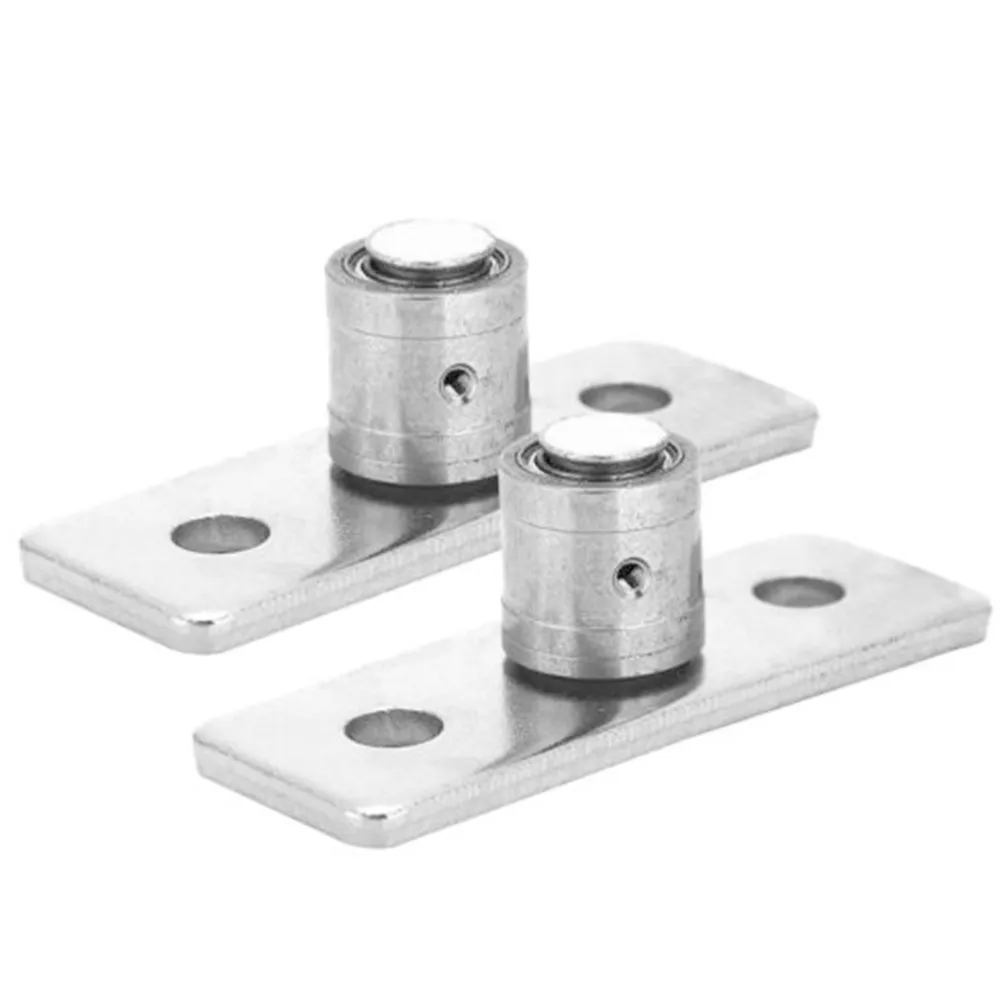 Home Door Floor Guide High Hardness Impact Resistance Kit No Rust Replacement Set 2Pcs Swinging Stopper Anti-rust