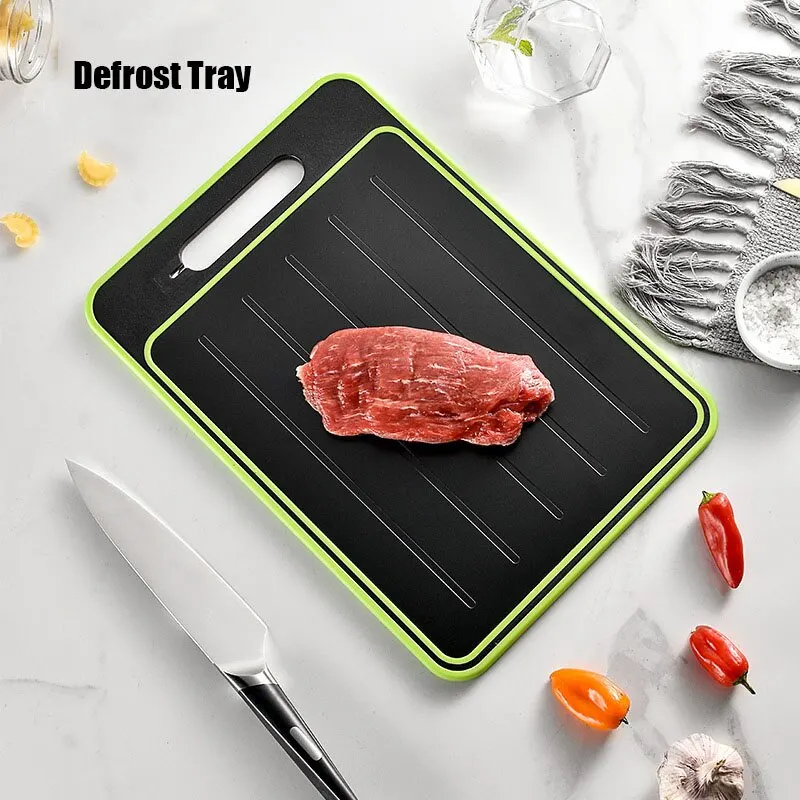 Double Sided Cutting Board Thawing Function Kitchen Grinding Chopping Multifunctional Sharpener