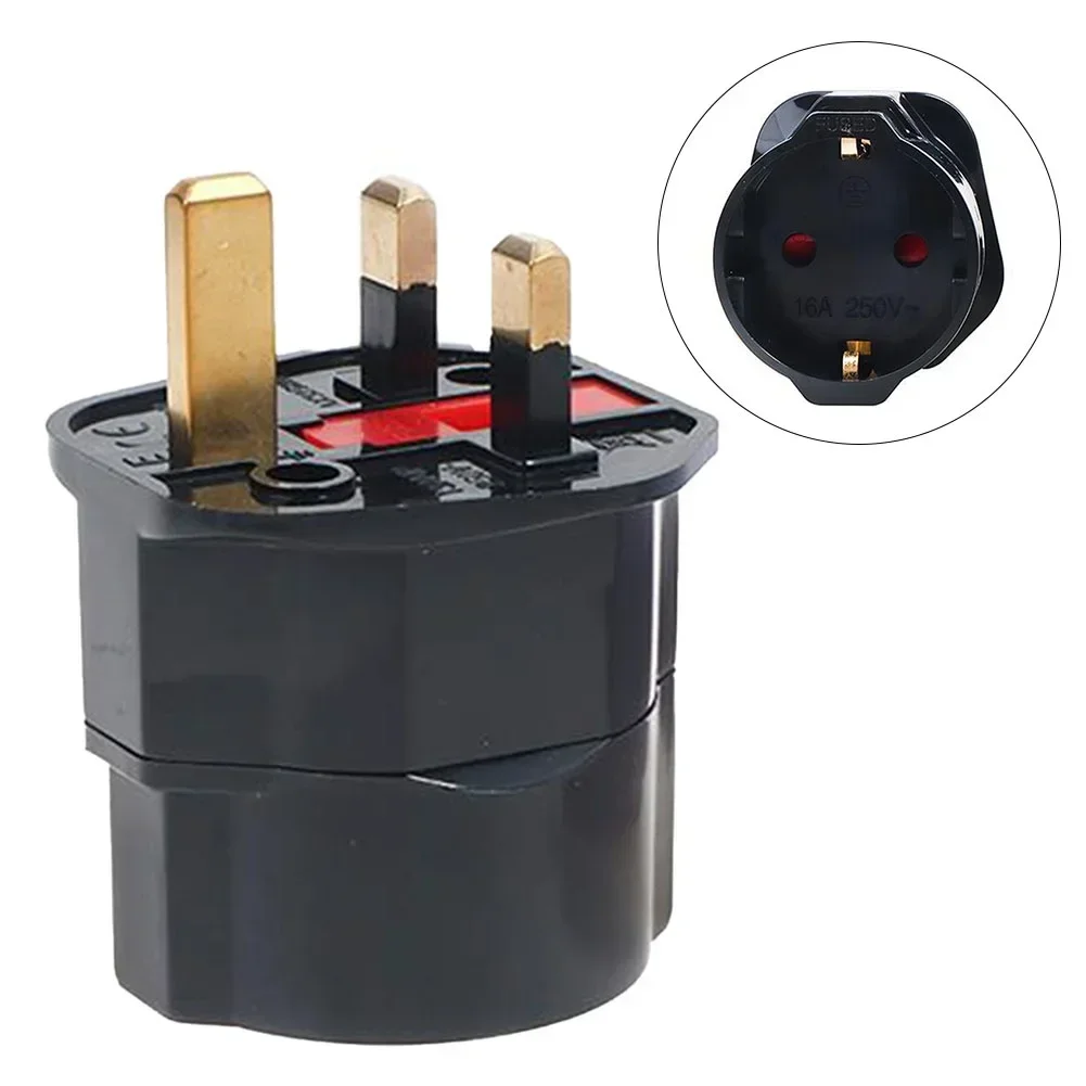 Power Plug Adapter Power Socket Adapter Conversion Plug Plug Conversion Socket Universal Socket Adapter EU Euro 2 Pin To UK 3 Pin Plug AC Universal Adapter Travel Converter