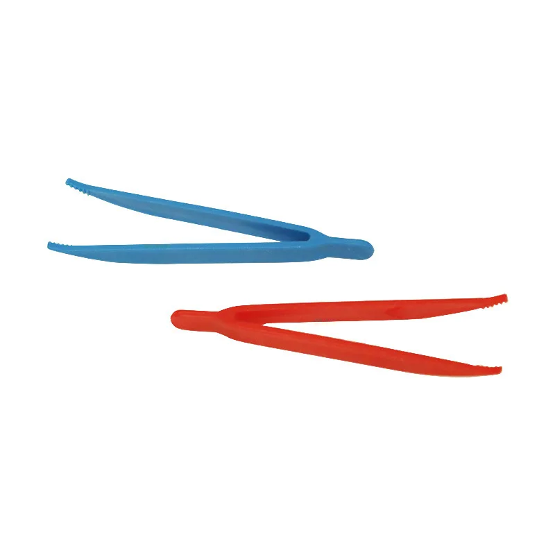 Tweezer Tool 20Pcs/Set Disposable Plastic Tweezers Color Random DIY Toy Small Tweezers Simple and Fashionable