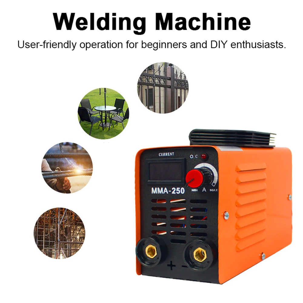 MMA-250 Electric Welding Machine Household Metal Mini Manual Welding Machine Direct Current Electric welder