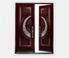 American Stylish Luxury Solid Wood Exterior Double Front Doors 1