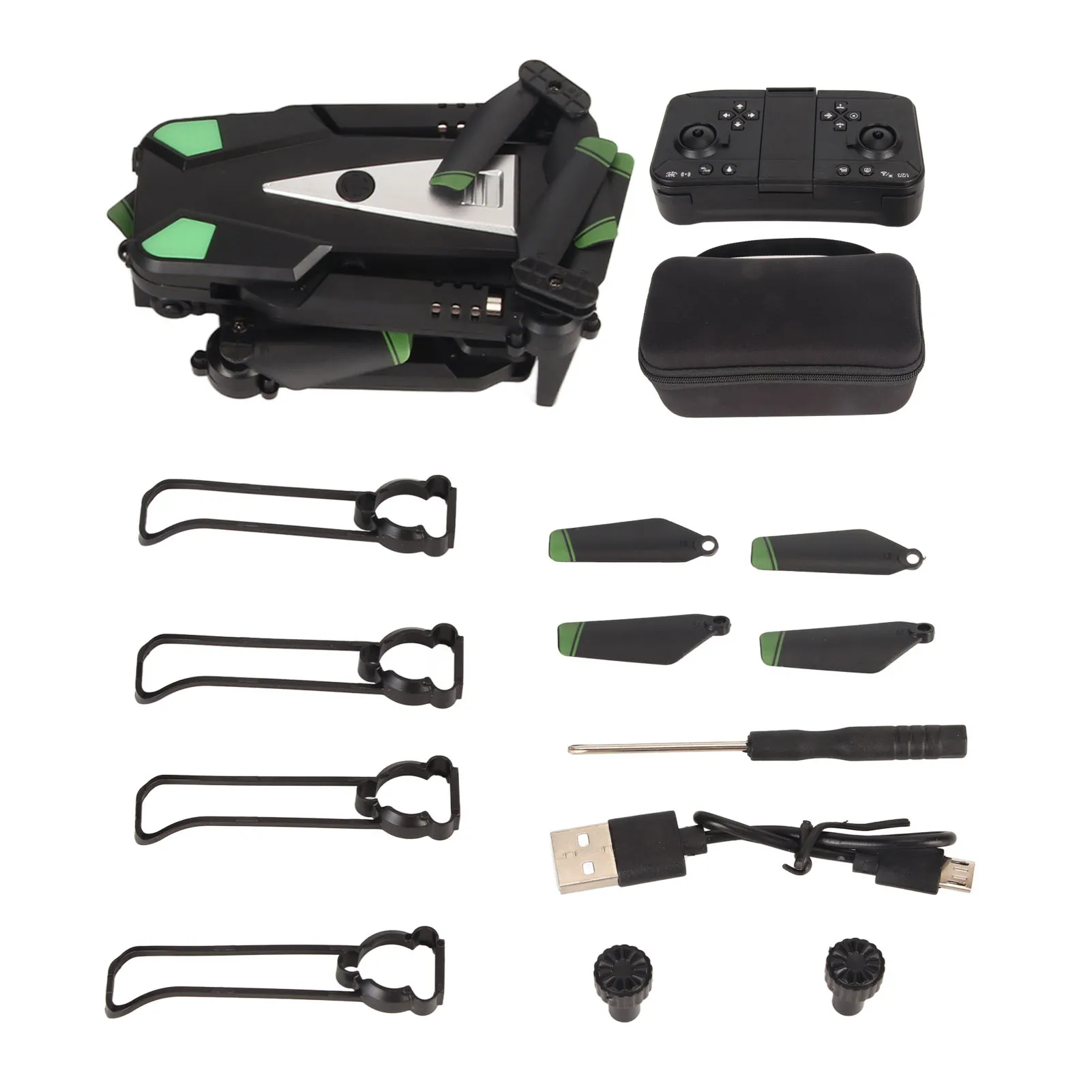 RC Drone 50x Zoom Lens Obstacle Avoid Trajectory Flight Quadcopter Drone Flip Black Optical Flow Positioning Foldable for Vlog