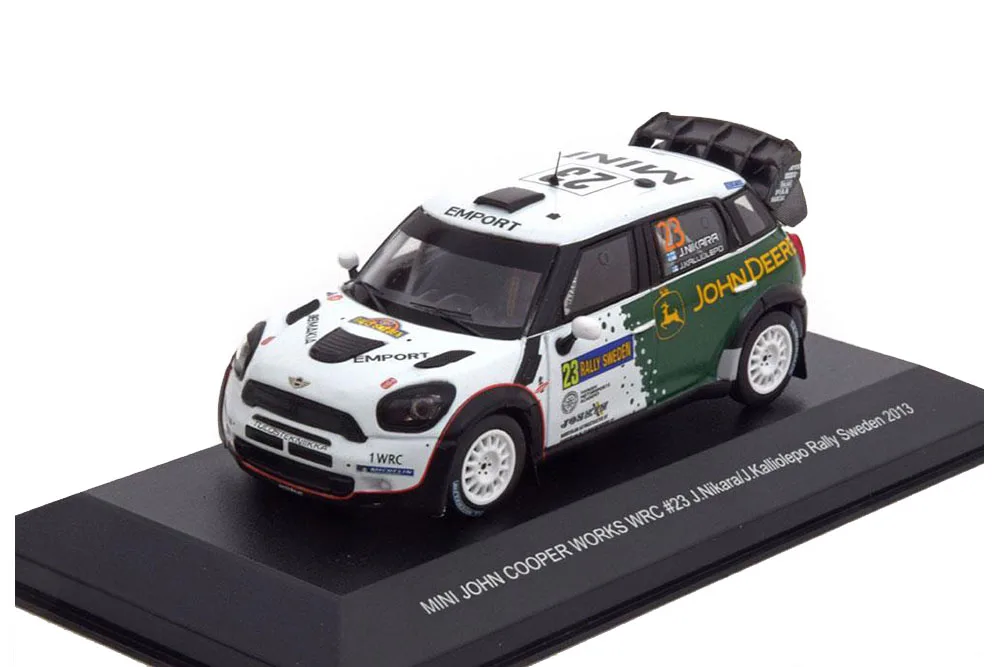 MINI JOHN COOPER WORKS WRC #23 J.NIKARA/J.KALLIOLEPO DEERE RALLYE SWEDEN 2013 |