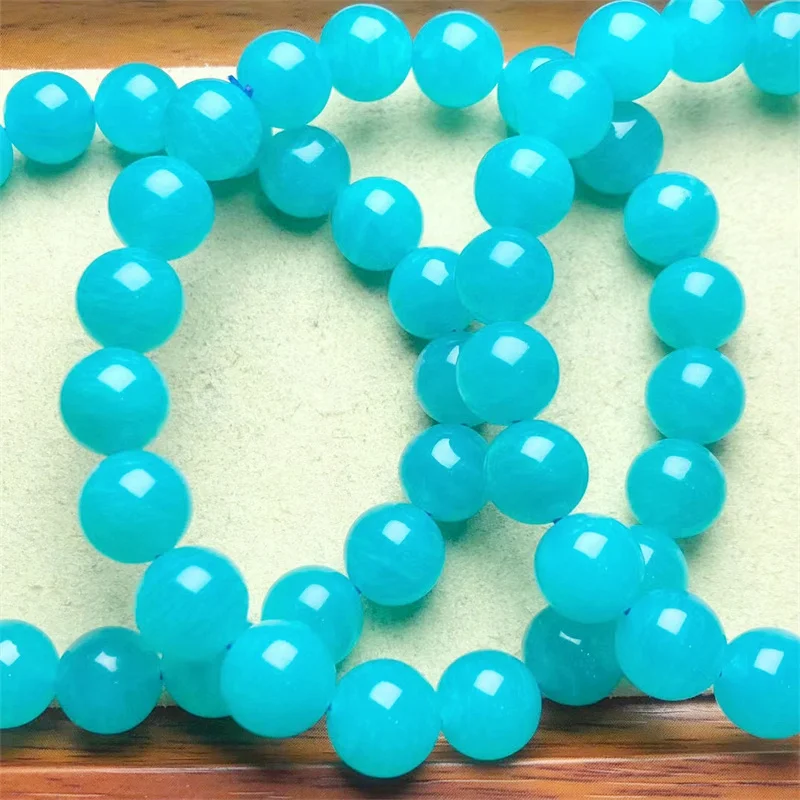 

Браслет из натурального амазонита, 1 шт., 9 мм