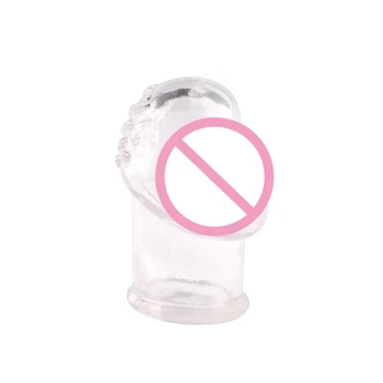 1/2pcs Insulated Male Glans Sleeve Penis Cock Ring Delay Ejaculation Foreskin Chastity Cage Penis Enlargement Sex Toys for Men 2