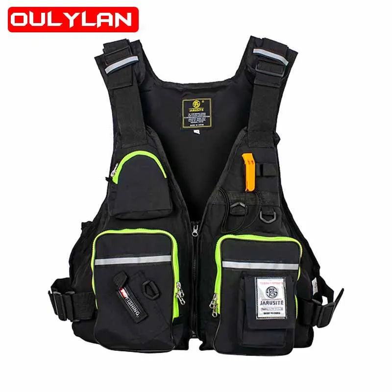 

Oulylan Life Jacket for Adult New Water Sport Buoyancy Jacket Life Vest Swimming Boating Vest Drifting
