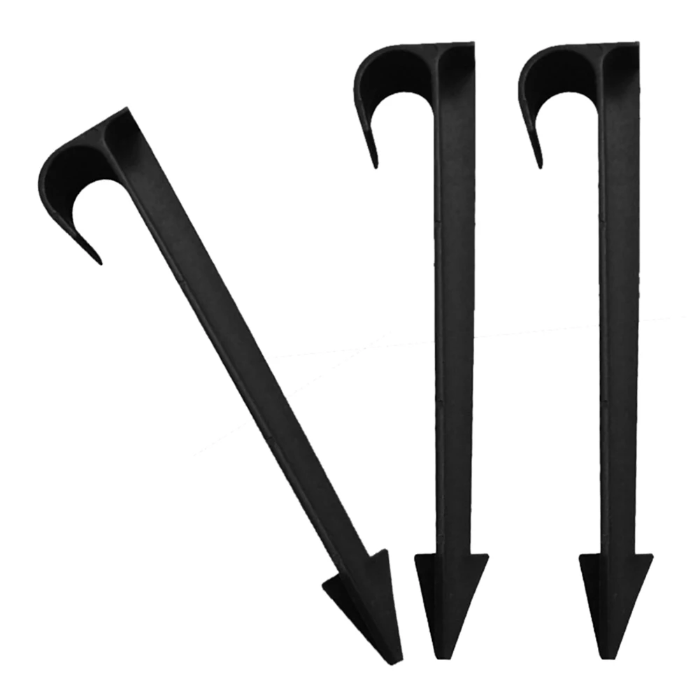 50pcs DN16 C-Type Ground Stakes For PE Pipe Drip Irrigation Hose Tube Holder Bracket Garden Irrigation Hose Anchors Fixed Stakes