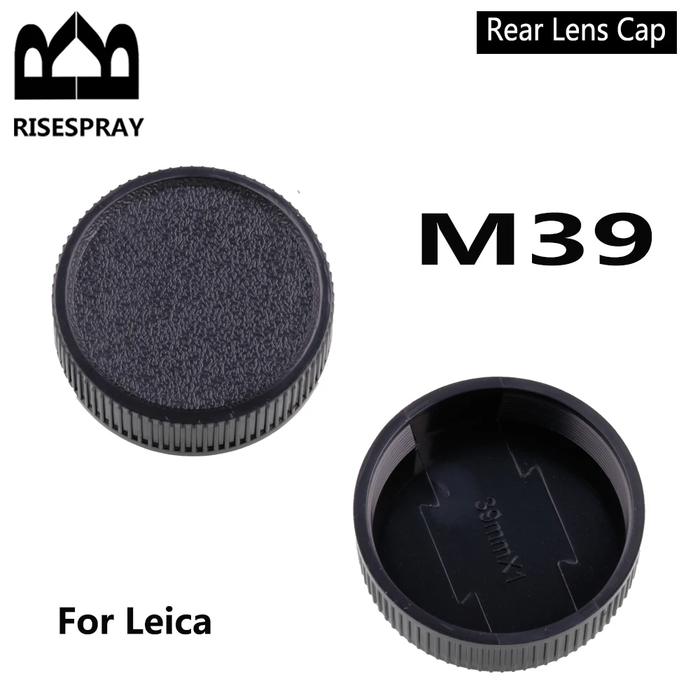 M39 후면 렌즈 캡/카메라 바디 캡 세트 라이카 39mm 렌즈 M39(M39x1) 마운트 카메라 및 렌즈용 플라스틱 블랙