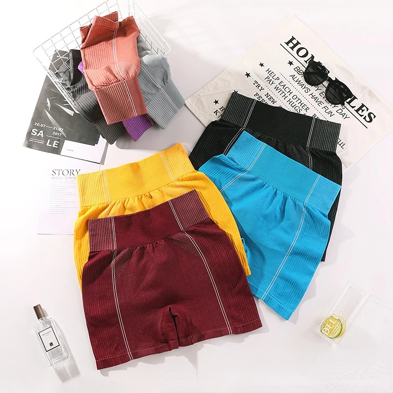 

Yoga Shorts Women Fitness Shorts Running Cycling Shorts Breathable Sports Leggings High Waist Summer Workout Gym Shorts